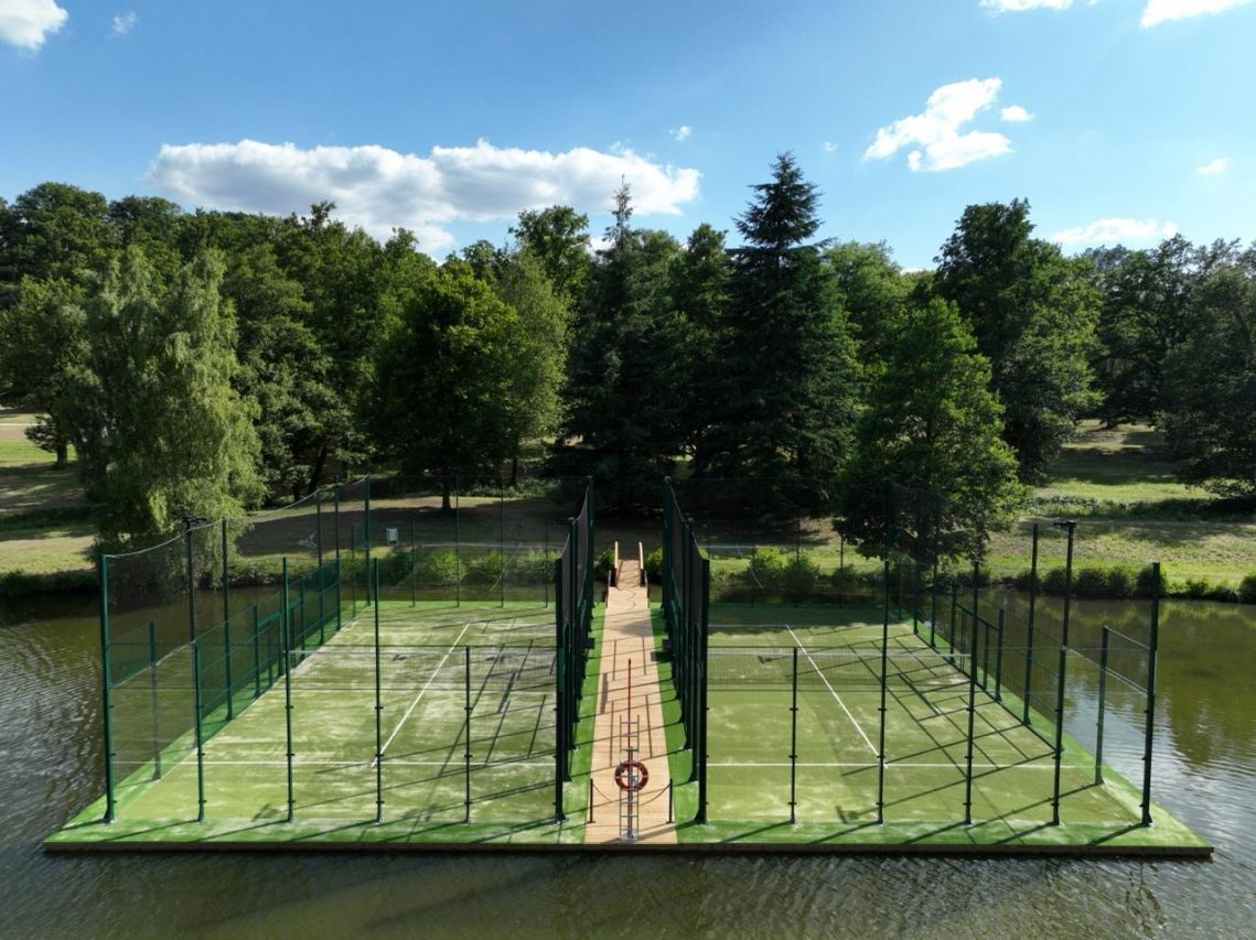 Floating padel court, France