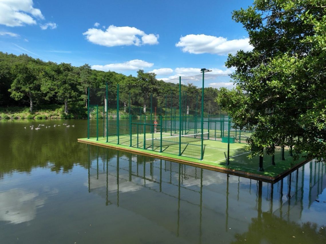 Floating padel court, France