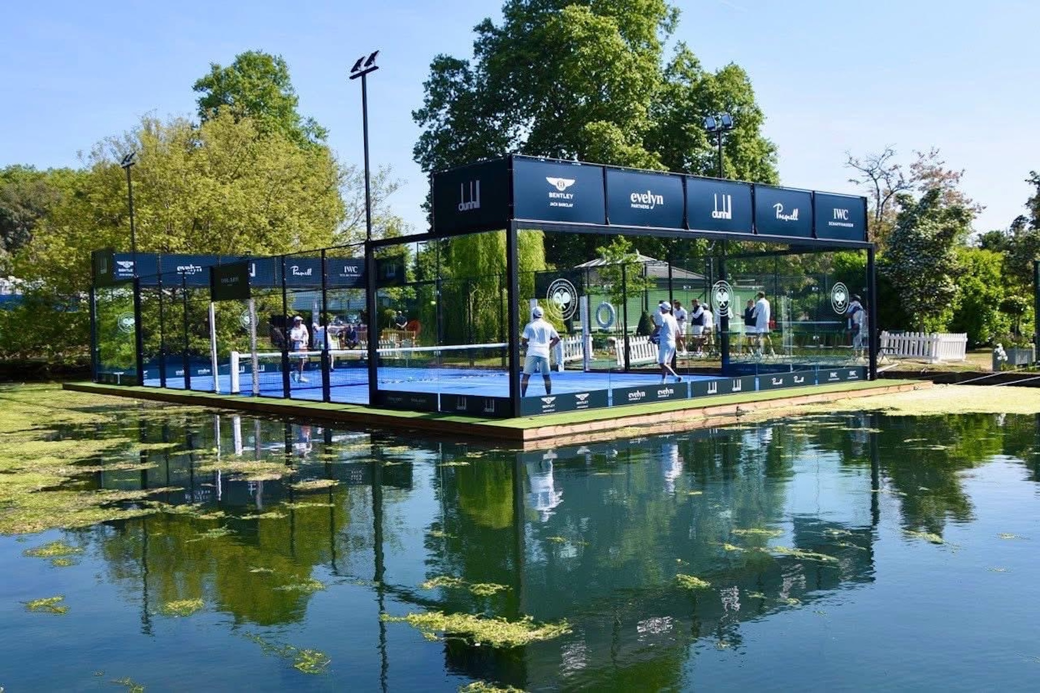 Floating Padel Court, Hurlingham, London